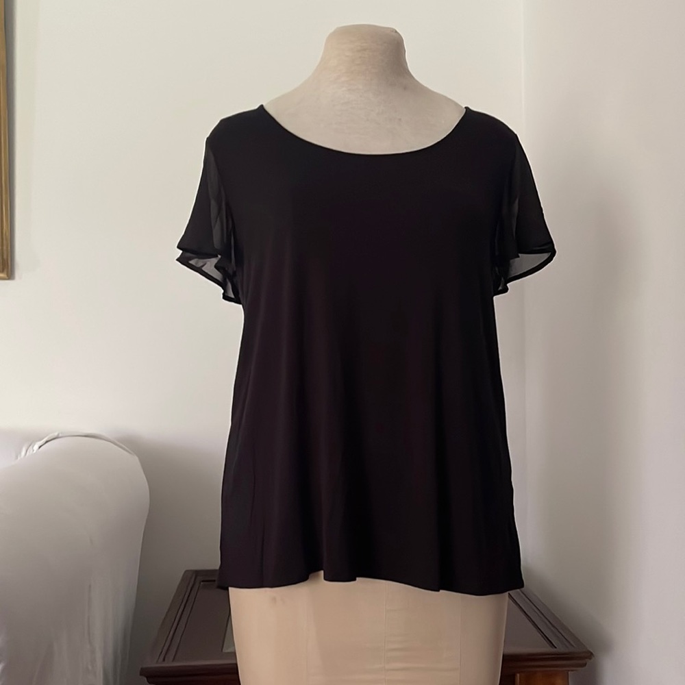 Modcloth black top , XL. NWOT